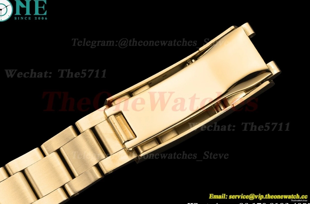 GDF A3836 Daytona 40mm Black Gold YG YG 0129